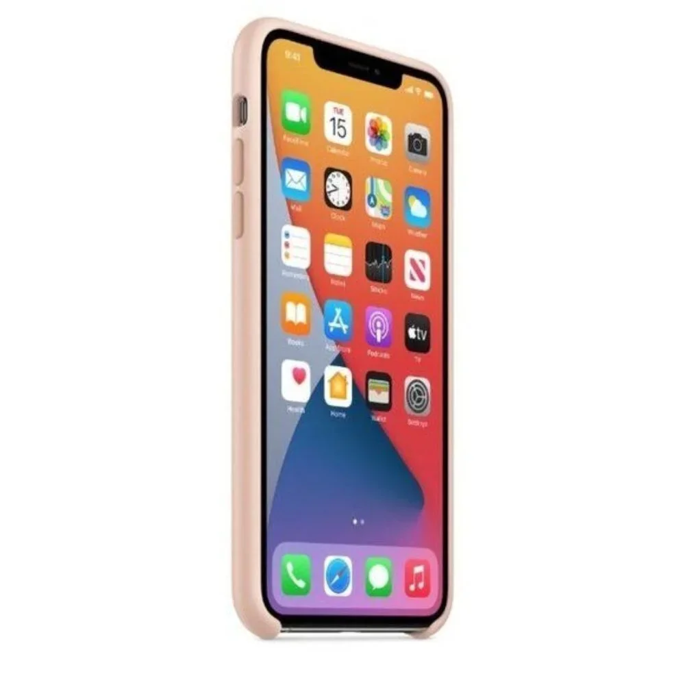 Apple iPhone 11 Pro Max Silicone Phone Case Pink Sand Brand New
